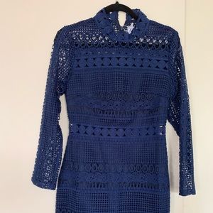 Lace Dress (Navy)
